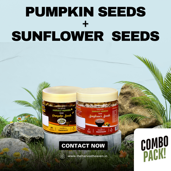 Combo Pack of 200g Each- Pumpkin Seeds and Sunflower Seed